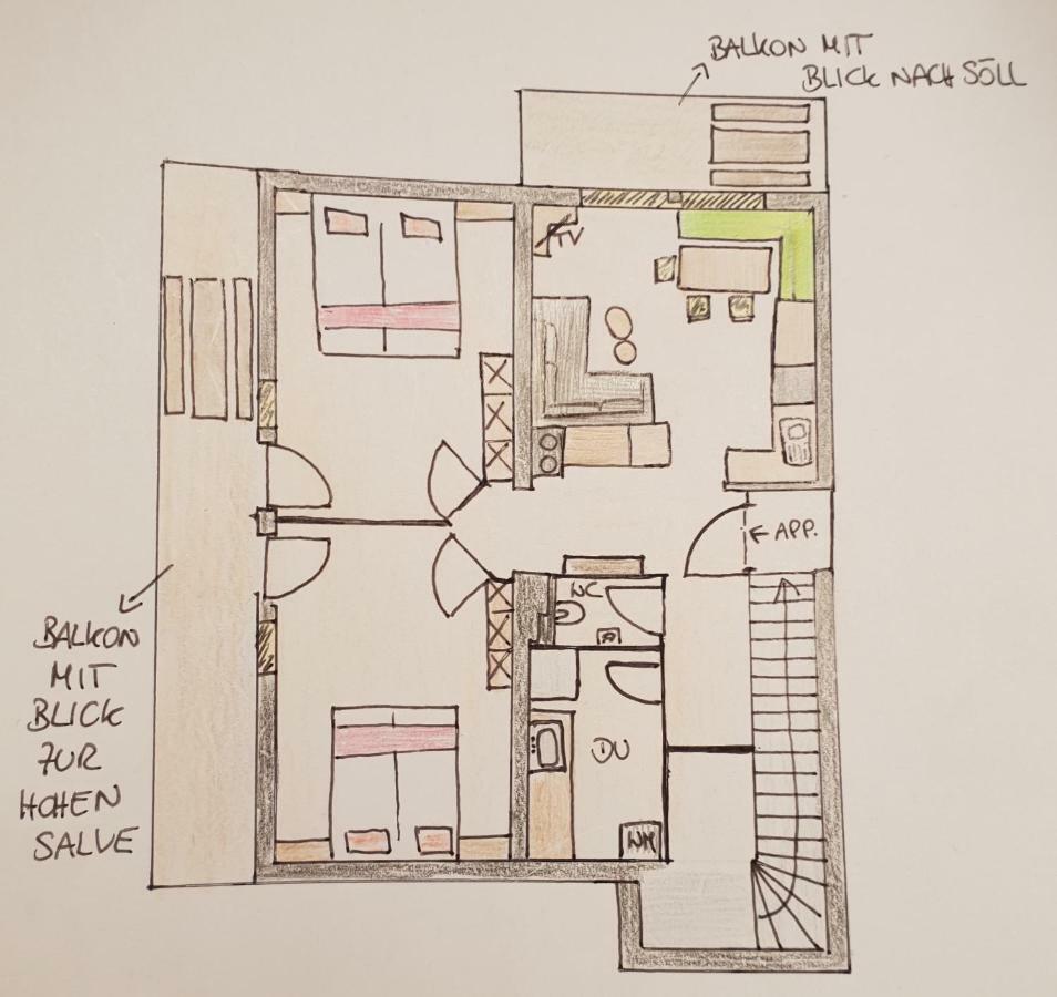 Jodlhof Apartment Söll Екстериор снимка